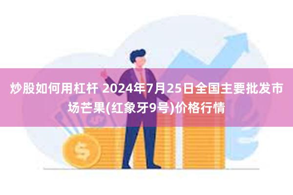 炒股如何用杠杆 2024年7月25日全国主要批发市场芒果