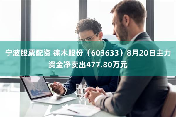 宁波股票配资 徕木股份（603633）8月20日主力资金净卖出477.80万元